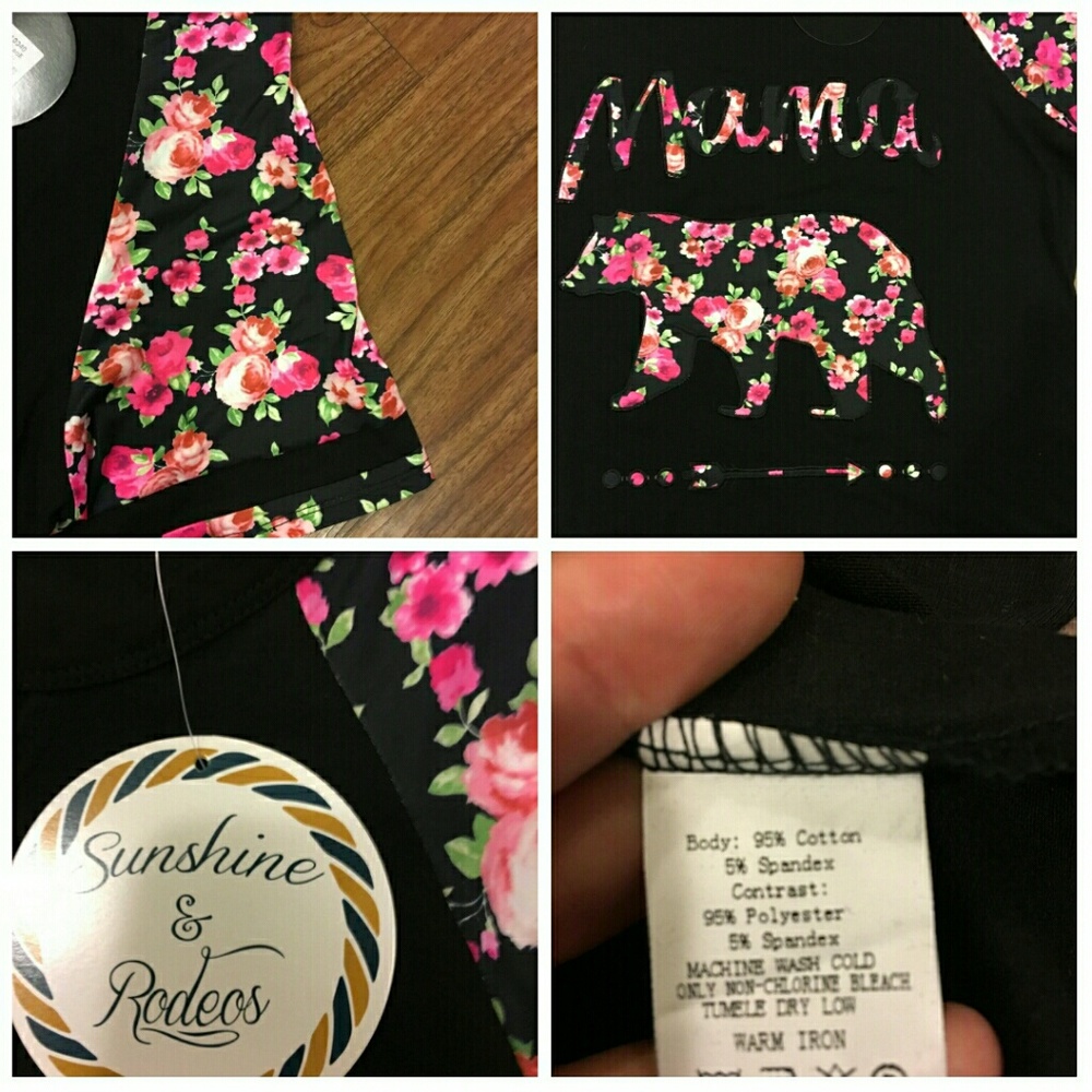 SOLD !!!!Mama Bear Top - Picture 3 of 3